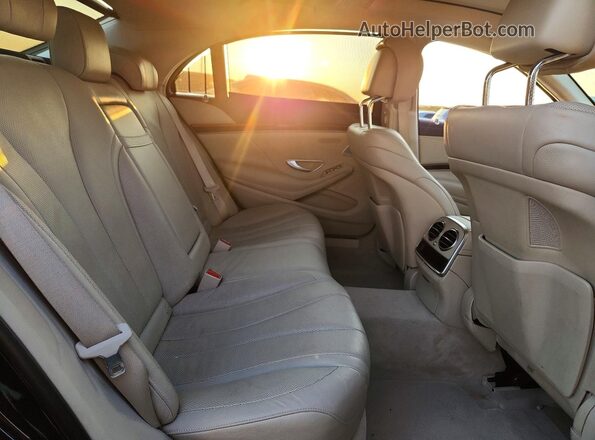 WDDUG8CB8HA337293 2017 MERCEDES-BENZ S Black Vista de los asientos traseros
