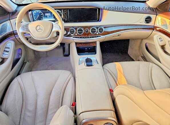 WDDUG8CB8HA337293 2017 MERCEDES-BENZ S Black Vista del salpicadero