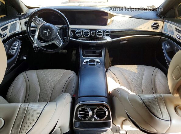 WDDUG8DB2JA418620 2018 MERCEDES-BENZ S Blue Vista del salpicadero
