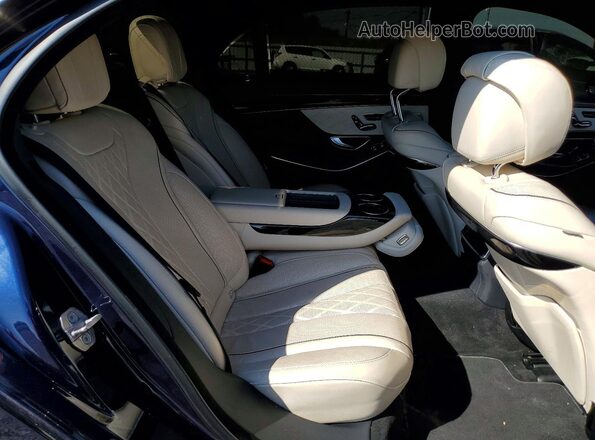 WDDUG8DB2JA418620 2018 MERCEDES-BENZ S Blue Vista de los asientos traseros