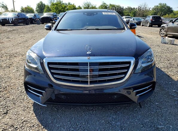 WDDUG8DB2JA418620 2018 MERCEDES-BENZ S Blue Vista frontal