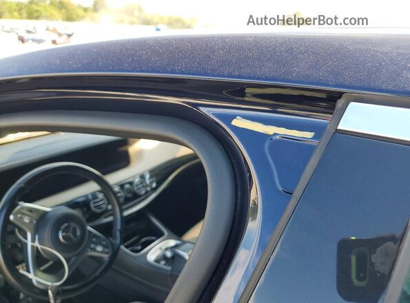 WDDUG8DB2JA418620 2018 MERCEDES-BENZ S Blue Vista del compartimento del motor