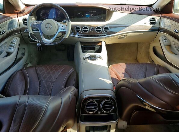 WDDUG8DB7JA369186 2018 MERCEDES-BENZ S White Vista del salpicadero