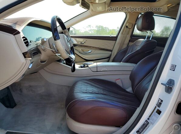WDDUG8DB7JA369186 2018 MERCEDES-BENZ S White Vista interior delantera