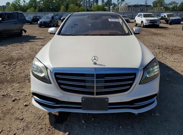 WDDUG8DB7JA369186 2018 MERCEDES-BENZ S White Vista frontal