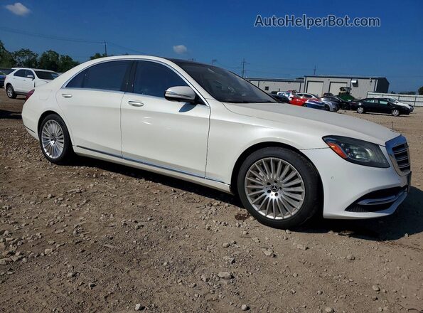 WDDUG8DB7JA369186 2018 MERCEDES-BENZ S White Delantero derecho