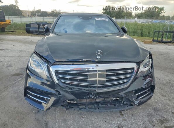 WDDUG8DBXJA393126 2018 MERCEDES-BENZ S Black Դիմացի տեսք