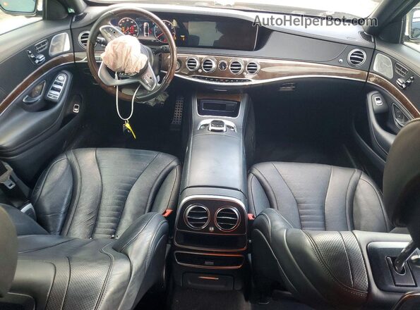 WDDUG8DBXJA393126 2018 MERCEDES-BENZ S Black Առջևի վահանակի տեսք