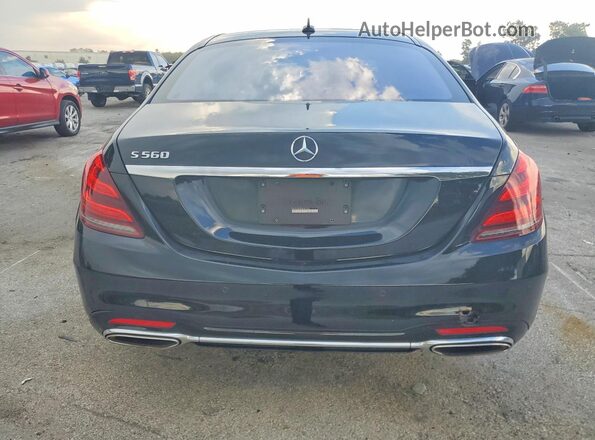 WDDUG8DBXJA393126 2018 MERCEDES-BENZ S Black Հետևի տեսք
