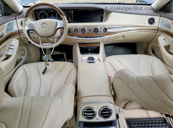 WDDUG8FB1GA244111 2016 MERCEDES-BENZ S Угольный Вид панели приборов