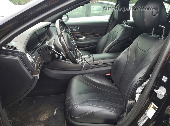 WDDUG8FB1HA303661 2017 MERCEDES-BENZ S Black Widok wnętrza z przodu