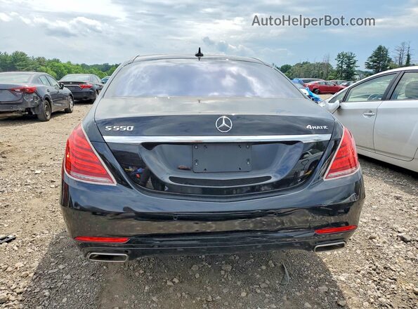 WDDUG8FB1HA303661 2017 MERCEDES-BENZ S Black Widok z tyłu