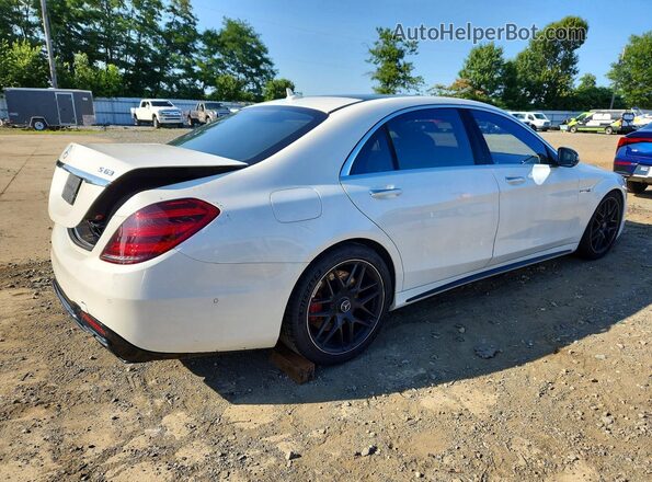 WDDUG8JB2JA344295 2018 MERCEDES-BENZ S White უკანა მარჯვენა