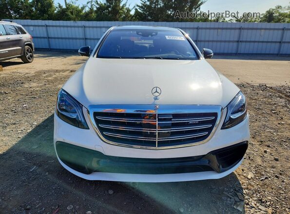 WDDUG8JB2JA344295 2018 MERCEDES-BENZ S White წინა ხედი