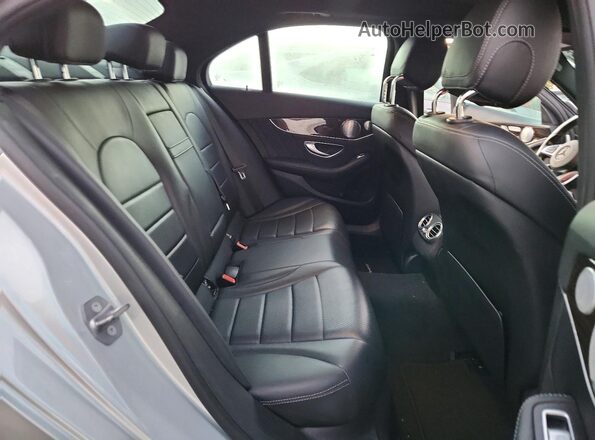 WDDWF4JB6JR420946 2018 MERCEDES-BENZ C Silver Vista de los asientos traseros