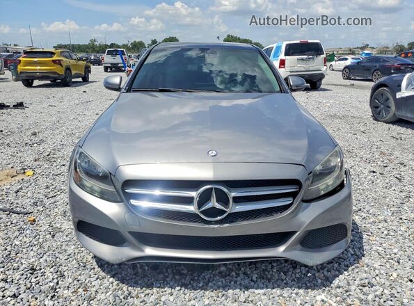 WDDWF4JB7GR147363 2016 MERCEDES-BENZ C Gray Widok z przodu