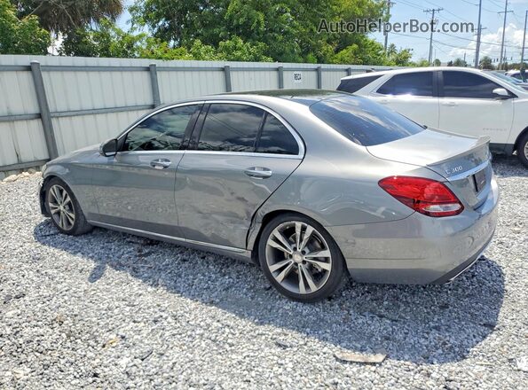 WDDWF4JB7GR147363 2016 MERCEDES-BENZ C Gray Tył lewy