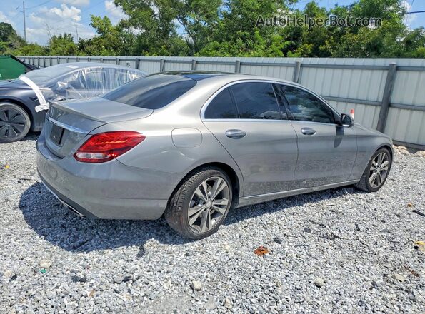 WDDWF4JB7GR147363 2016 MERCEDES-BENZ C Gray Tył prawy