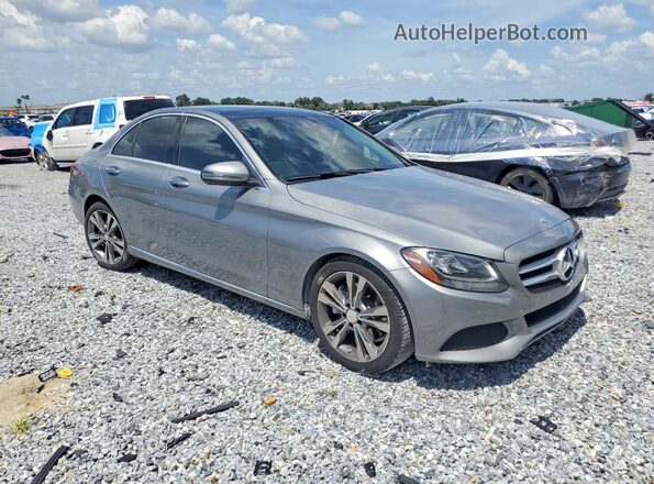 WDDWF4JB7GR147363 2016 MERCEDES-BENZ C Gray Przód prawy