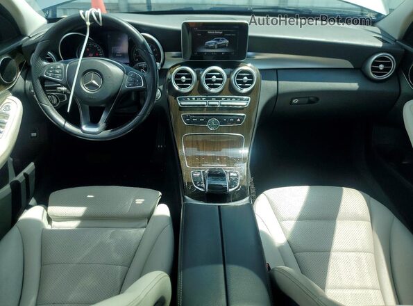 WDDWF4JB7GR147363 2016 MERCEDES-BENZ C Gray Widok deski rozdzielczej