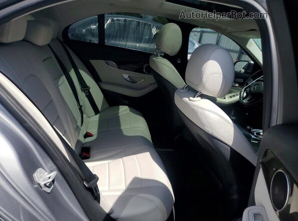 WDDWF4JB7GR147363 2016 MERCEDES-BENZ C Gray Widok tylnych siedzeń