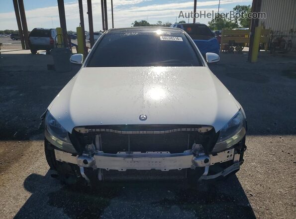 WDDWF4JB8GR124819 2016 MERCEDES-BENZ C White Vista frontal