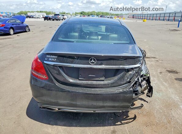 WDDWF4JB9JR345224 2018 MERCEDES-BENZ C Black Widok z tyłu