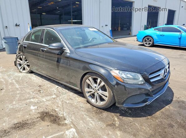 WDDWF4JB9JR345224 2018 MERCEDES-BENZ C Black Przód prawy
