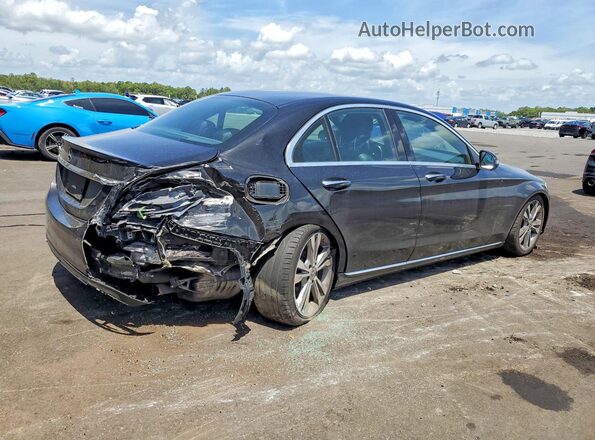 WDDWF4JB9JR345224 2018 MERCEDES-BENZ C Black Tył prawy