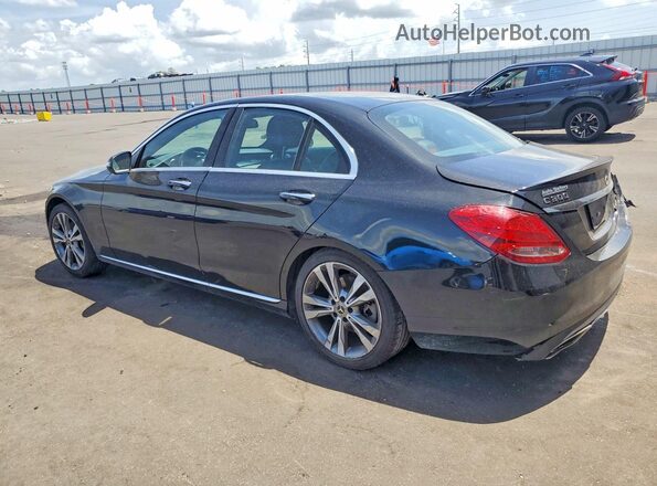 WDDWF4JB9JR345224 2018 MERCEDES-BENZ C Black Tył lewy