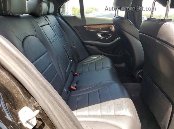 WDDWF4JB9JR345224 2018 MERCEDES-BENZ C Black Widok tylnych siedzeń