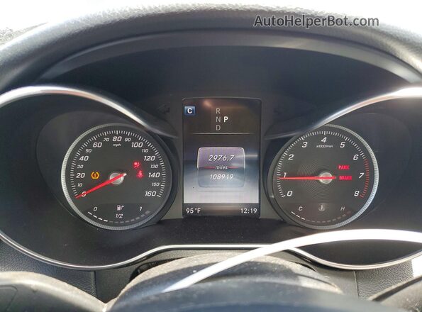 WDDWF4JB9JR345224 2018 MERCEDES-BENZ C Black Widok zestawu wskaźników