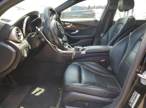 WDDWF4JB9JR345224 2018 MERCEDES-BENZ C Black Widok wnętrza z przodu