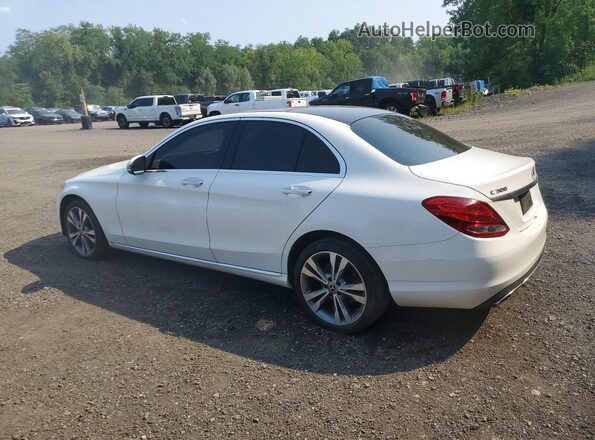 WDDWF4KB0JR413263 2018 MERCEDES-BENZ C White Задня ліва чверть