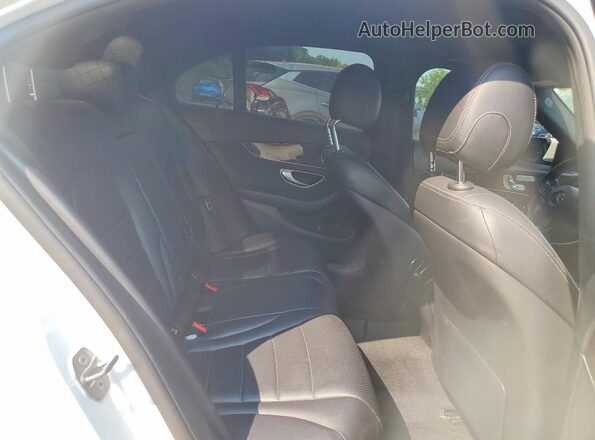 WDDWF4KB0JR413263 2018 MERCEDES-BENZ C White Вид задніх сидінь