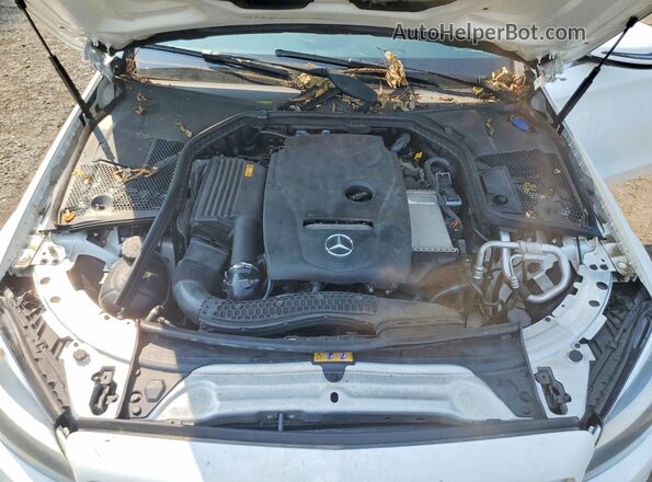 WDDWF4KB0JR413263 2018 MERCEDES-BENZ C White Вид задньої частини салону