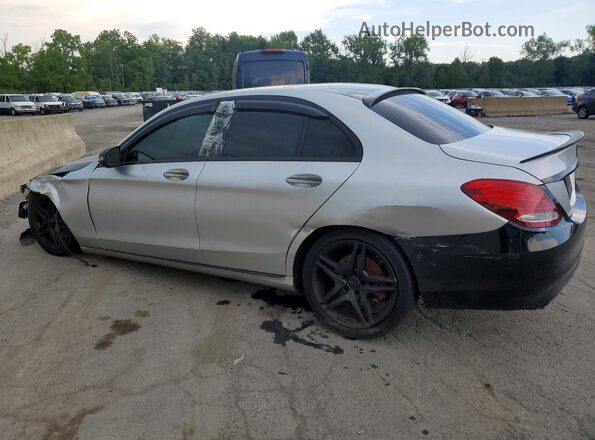 WDDWF4KB1GR151438 2016 MERCEDES-BENZ C Silver Trasero izquierdo
