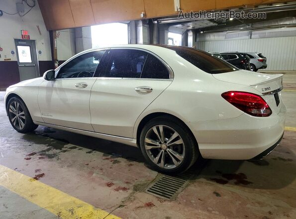 WDDWF4KB2GR146765 2016 MERCEDES-BENZ C White Rear left