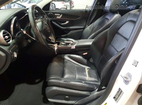 WDDWF4KB2GR146765 2016 MERCEDES-BENZ C White Front interior view