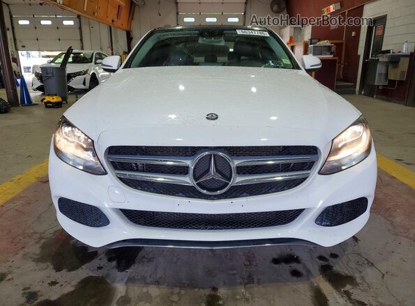 WDDWF4KB2GR146765 2016 MERCEDES-BENZ C White Front view
