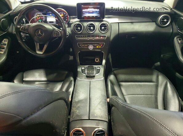 WDDWF4KB2GR146765 2016 MERCEDES-BENZ C White Dashboard view