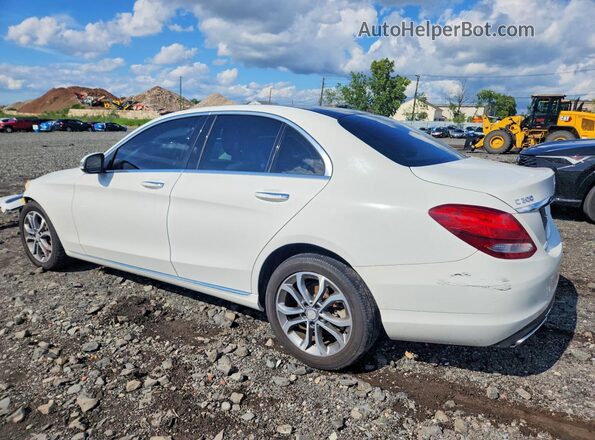 WDDWF4KB2HR285473 2017 MERCEDES-BENZ C White Հետևի ձախ