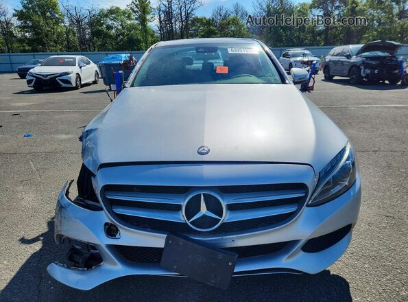 WDDWF4KB6GR143240 2016 MERCEDES-BENZ C Gray Вид спереду