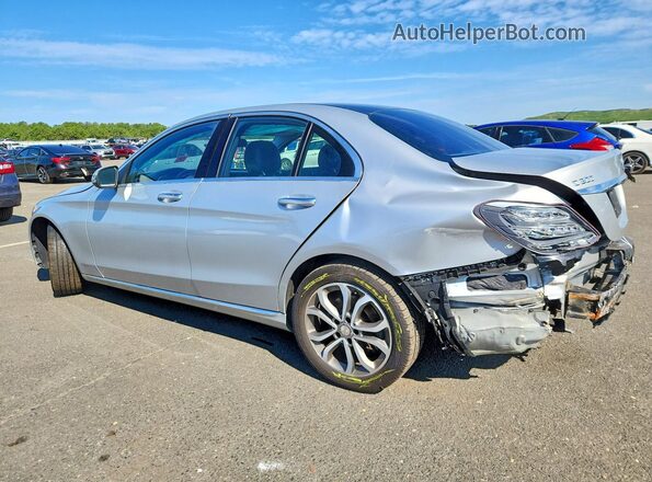 WDDWF4KB6GR143240 2016 MERCEDES-BENZ C Gray Задня ліва чверть