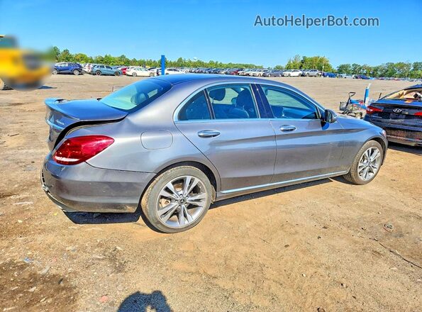 WDDWF4KB6JR373898 2018 MERCEDES-BENZ C Gray Rear right