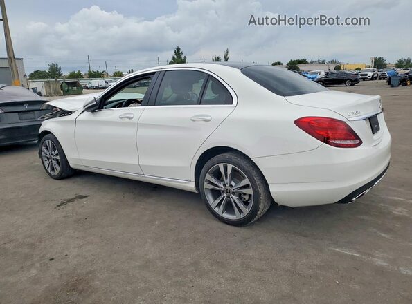 WDDWF4KB9JR323495 2018 MERCEDES-BENZ C White Задня ліва чверть