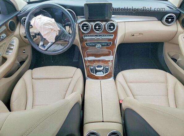 WDDWF4KB9JR323495 2018 MERCEDES-BENZ C White Вид панелі приладів