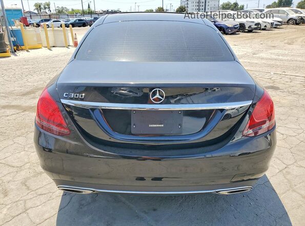 WDDWF8DB0LR558472 2020 MERCEDES-BENZ C Black Вид ззаду