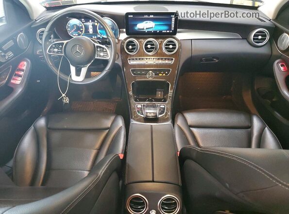WDDWF8EB3LR537940 2020 MERCEDES-BENZ C White Widok deski rozdzielczej