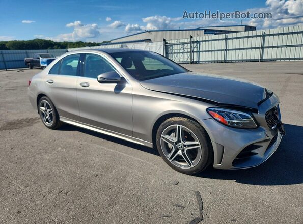 WDDWF8EB6LR561603 2020 MERCEDES-BENZ C Gray წინა მარჯვენა